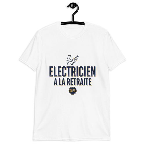 Électricien À La Retraite 2026 — T-Shirt Cadeau